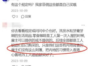 “你们大陆人对菲佣这么好，坏规矩了！”