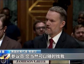 美参议员质问贸易代表：如果关税政策错了该找谁算账