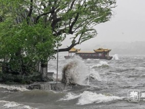 西湖秒变“西海”！杭州升级雷暴大风橙色预警