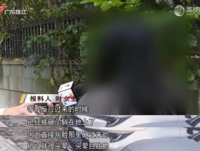 广东佛山一女子路过小区，遭“天降道闸”砸脸倒地，涉事物业回应